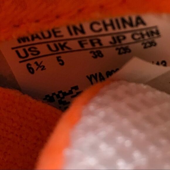 NEW ADIDAS Adios Boost Racing Flasts 6.5 US 38 EU Orange Grey White - Picture 7 of 13